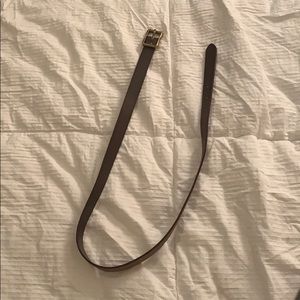 genuine leather brown belt